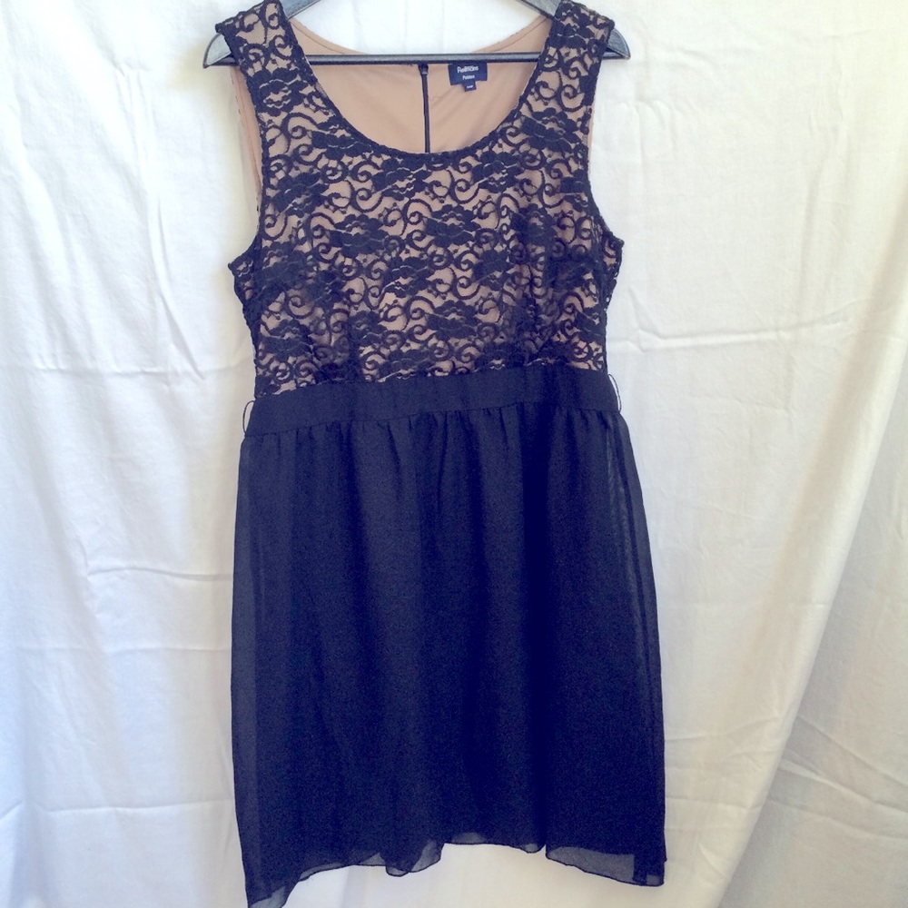 Reitman's Little Black Dress Lace 14 Petite (fits 38 )